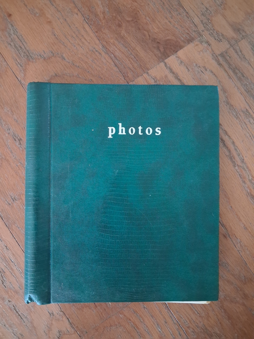 Vintage Hardcover Photo Album - Teal
